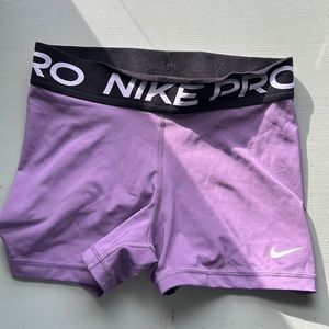 Purple Small Nike Pros Dri-Fit